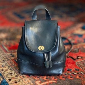 Vintage Coach 9960 leather backpack